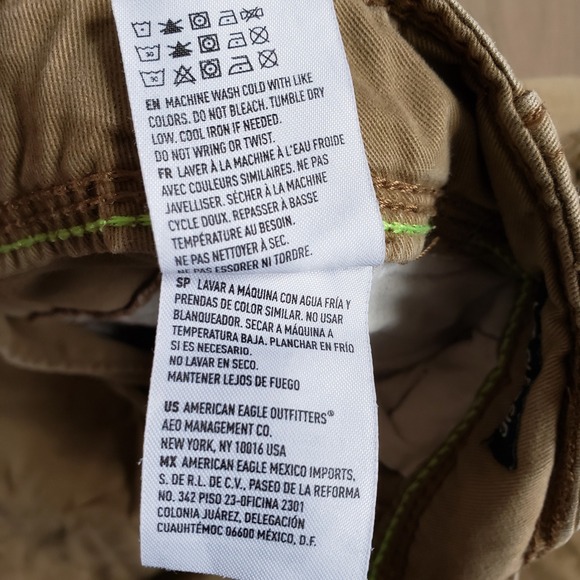 American Eagle Shorts Mens 30 Khaki Cargo Classic - Picture 6 of 9